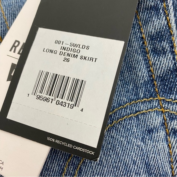 Re/Done Denim Maxi Skirt - Picture 7 of 7